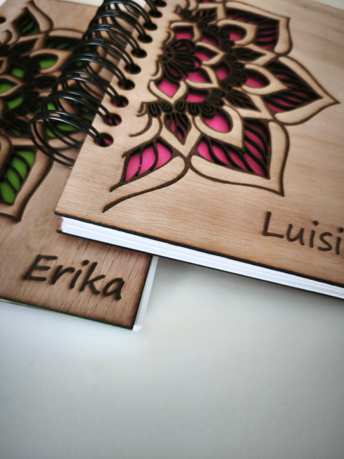 Cuaderno mandala personalizado 🌿